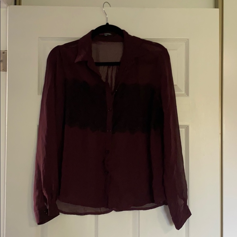 💥 3/30$💥** SHEER LACE BLOUSE **